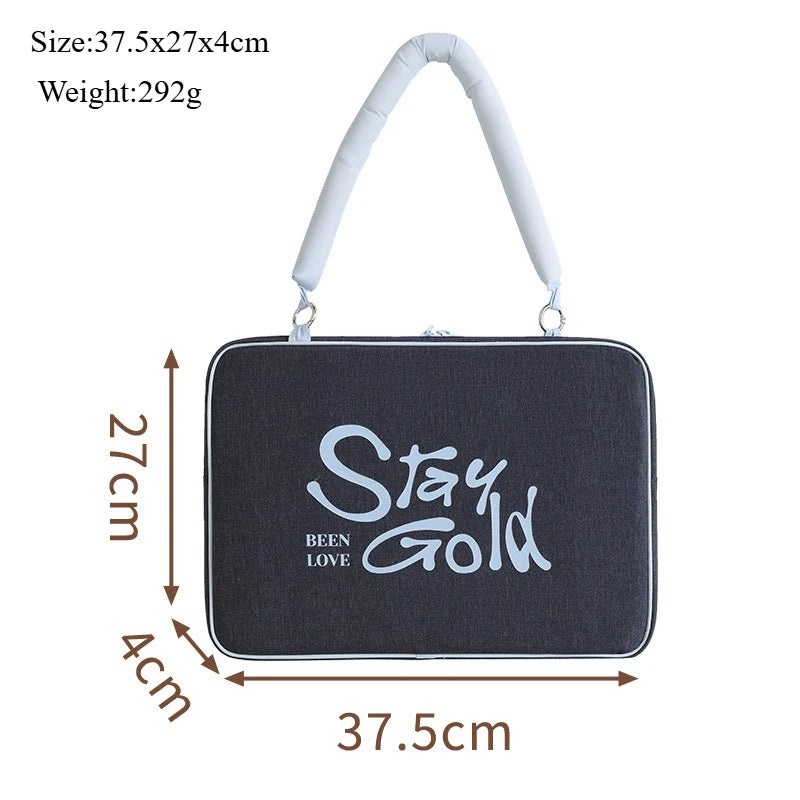 Laptop Tote 1415.6 Inch Laptop Protective Case Commuter Bag for Apple MacBook Huawei Lenovo Xiaomi HP Dell Acer Computer Case Qme CB-NavyBlue15.6