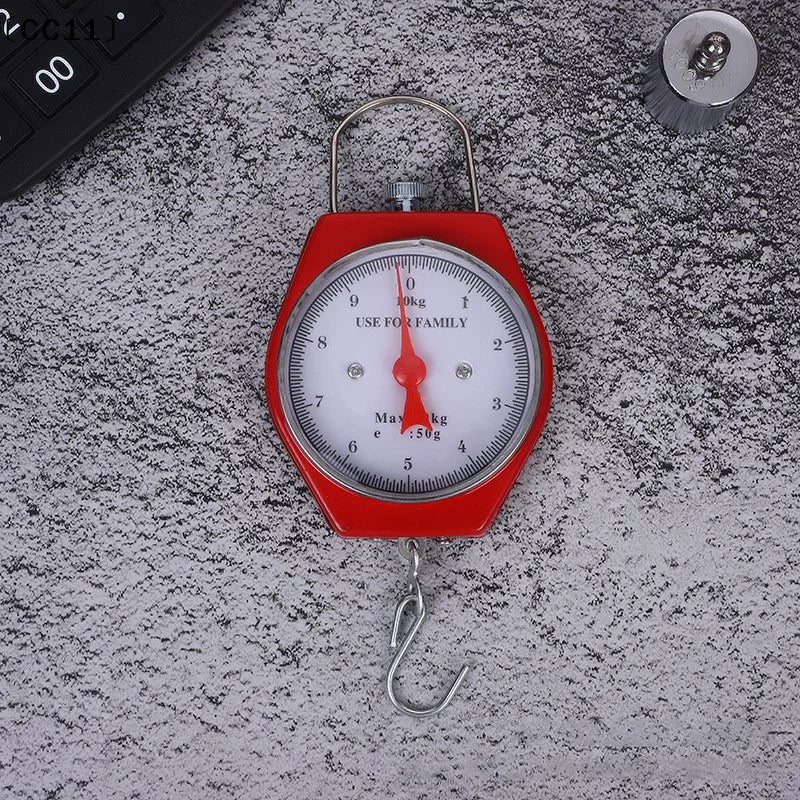 CC11High 5 Mechanical Vintage Portable Spring Balance Hook Scale Qme