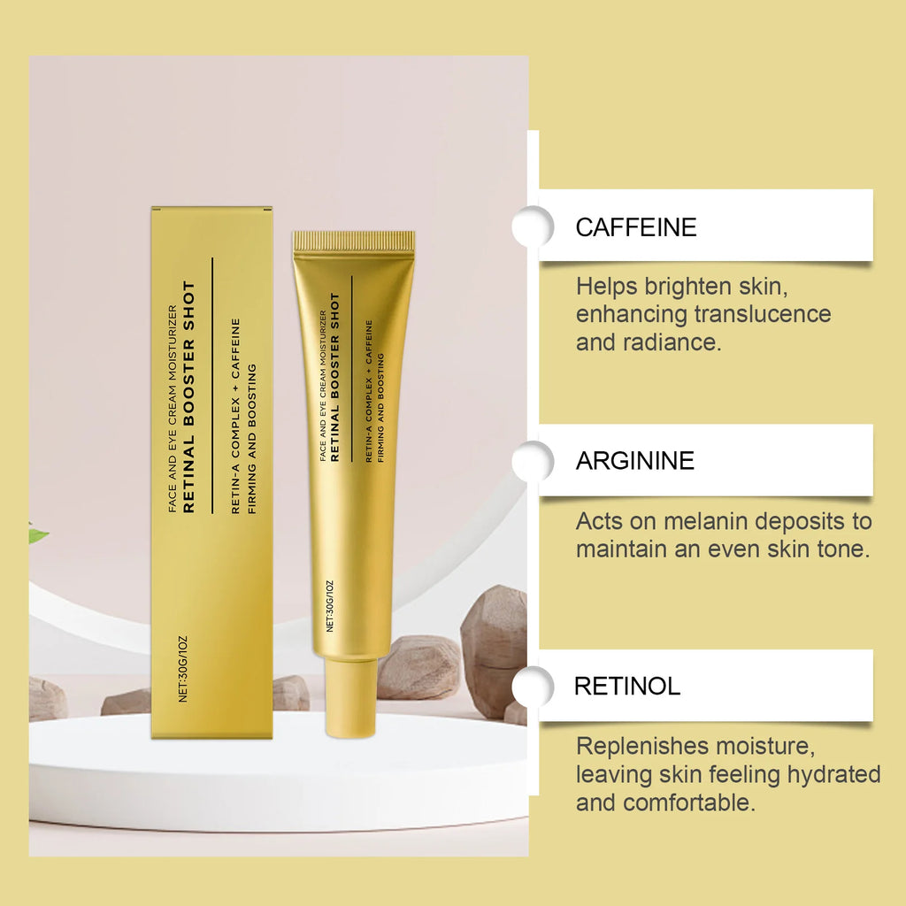Retinol Firming Cream with Caffeine Tighten Skin Elasticity Strengthened Barrier Protection Rejuvenate Shrinks Pores Brighten Qme