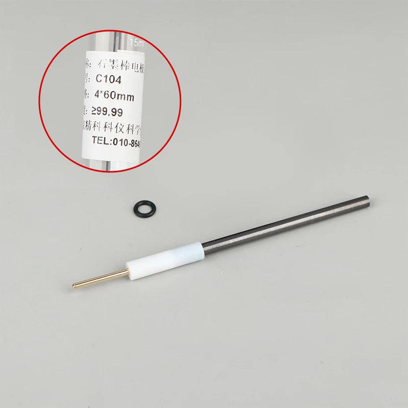 3/4/5/6MM Electrode Research Rod Electrolysis High-purity Electrolysis Anode Carbon Rod Qme 4x60mm
