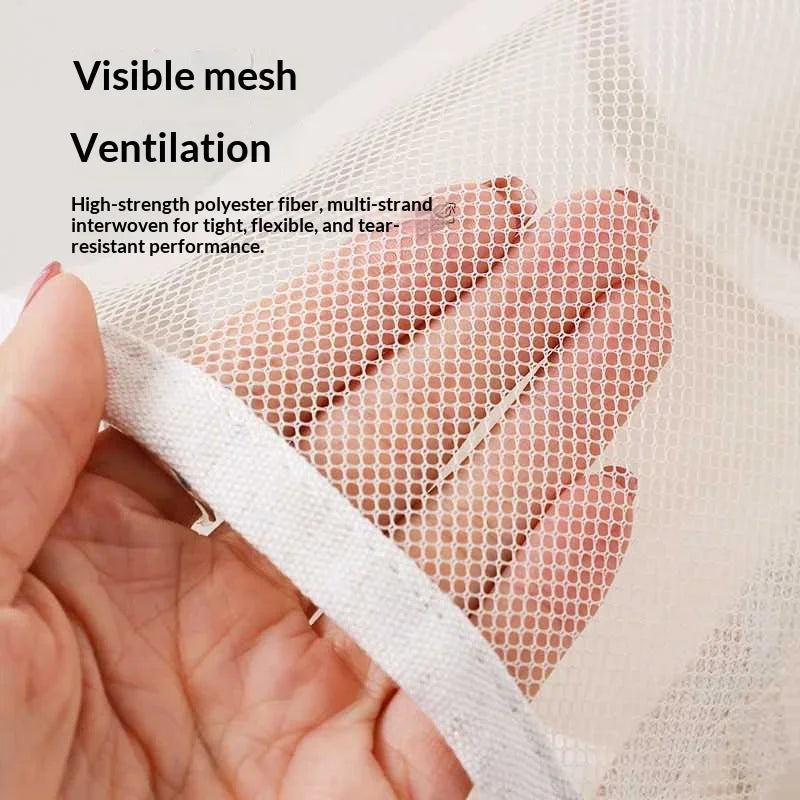 Mesh Makeup Toiletry Storage Bags Handbags Portable Travel Washing Body Shower Tools Organizer Hanging Organizer Pouch Qme