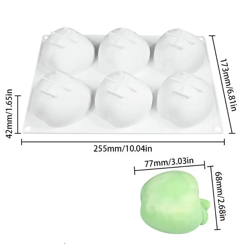 Chocolate Mold Dessert Baking Tools Cherry Design Food Grade French Qme A2