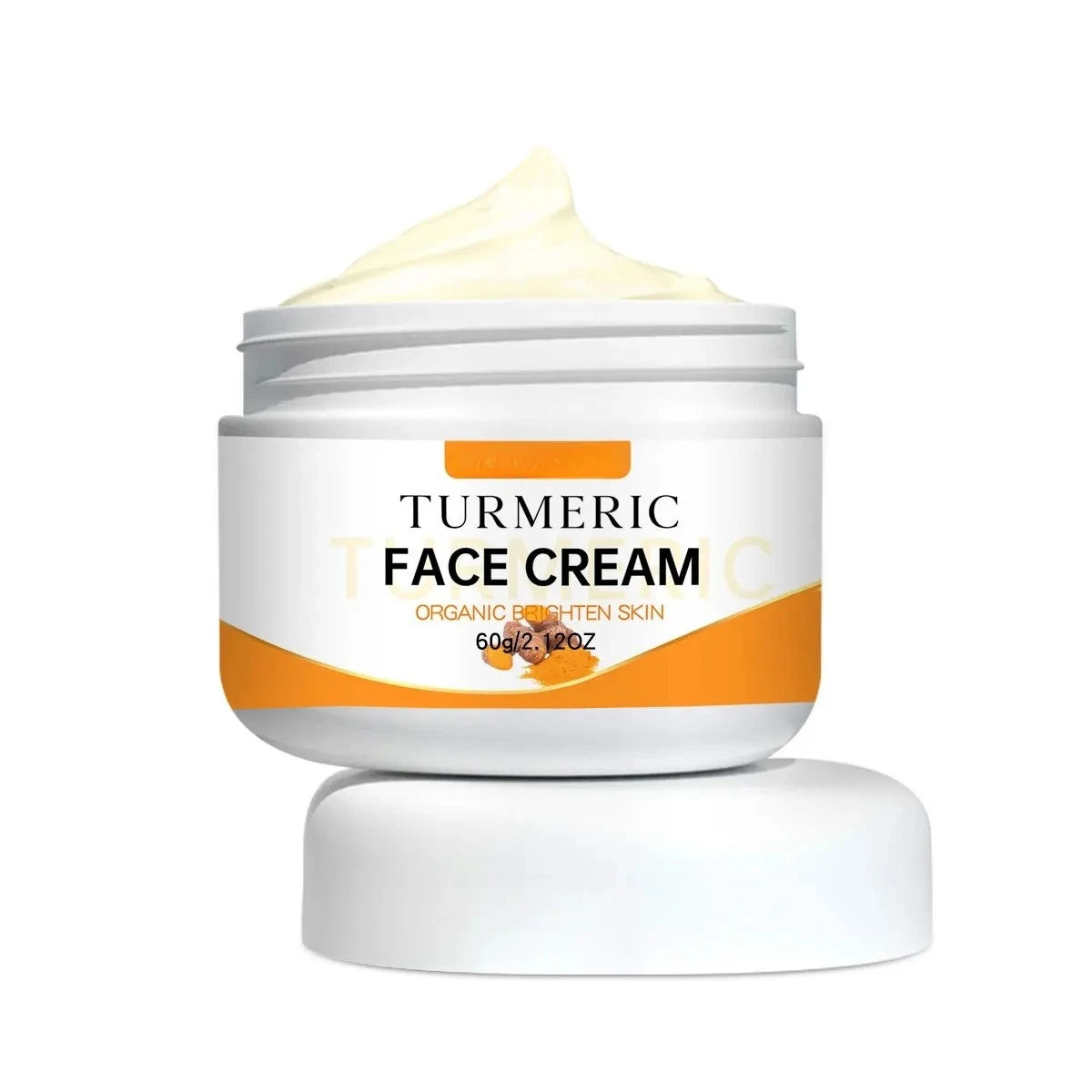Turmeric Whitening Face Cream Wrinkle Removal Lighten Fine Lines Qme 60g