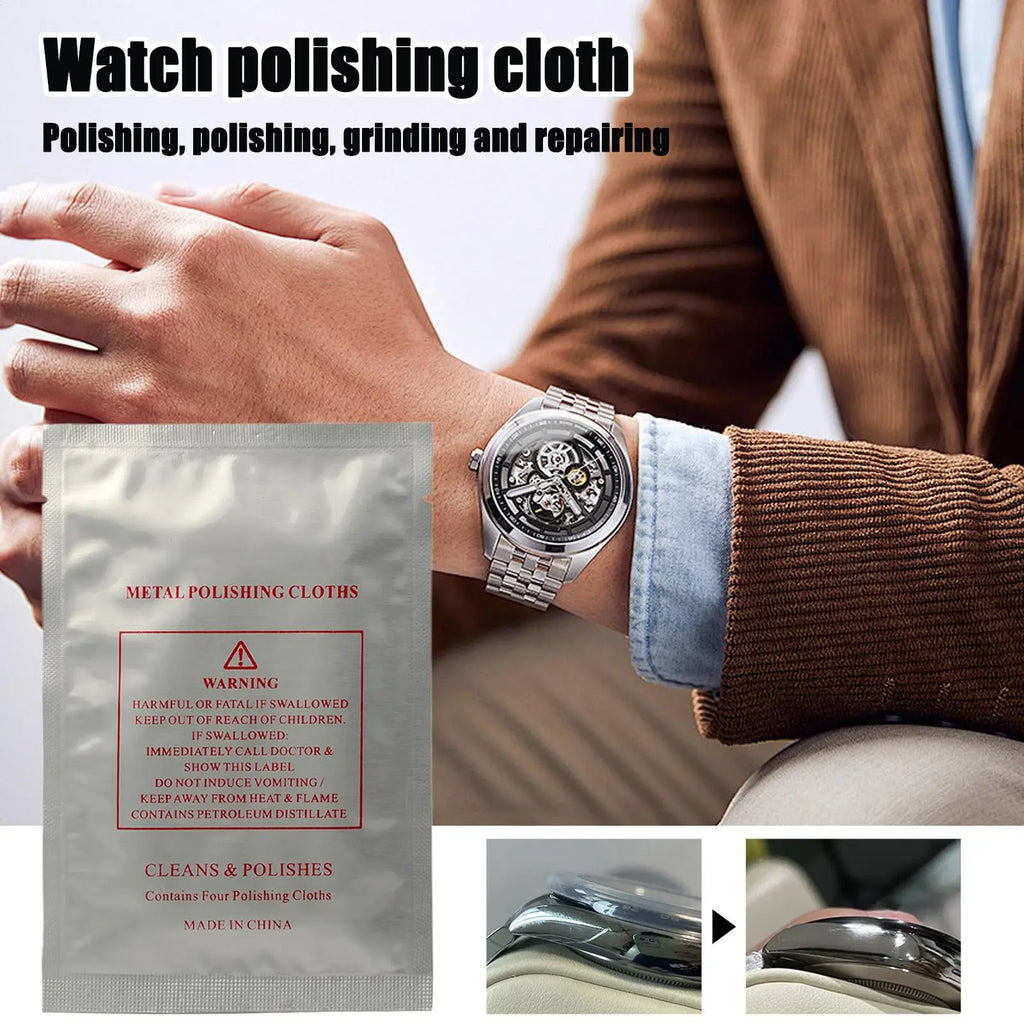 Watch Polishing Cloth 4 Jewelry Cleaner Anti-tarnish Scratch Repair Qme China Mainland