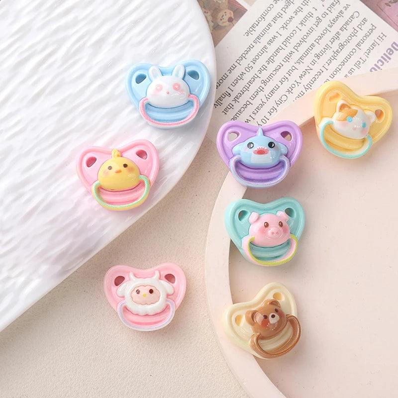 Lovely Mini Doll Pacifier Play House Supplies Dummy Nipples Baby Qme