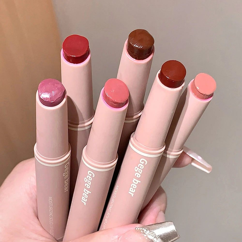 Gege Bear Mirror Lip Glaze Lipstick Moisturizing Effect Long-lasting Qme