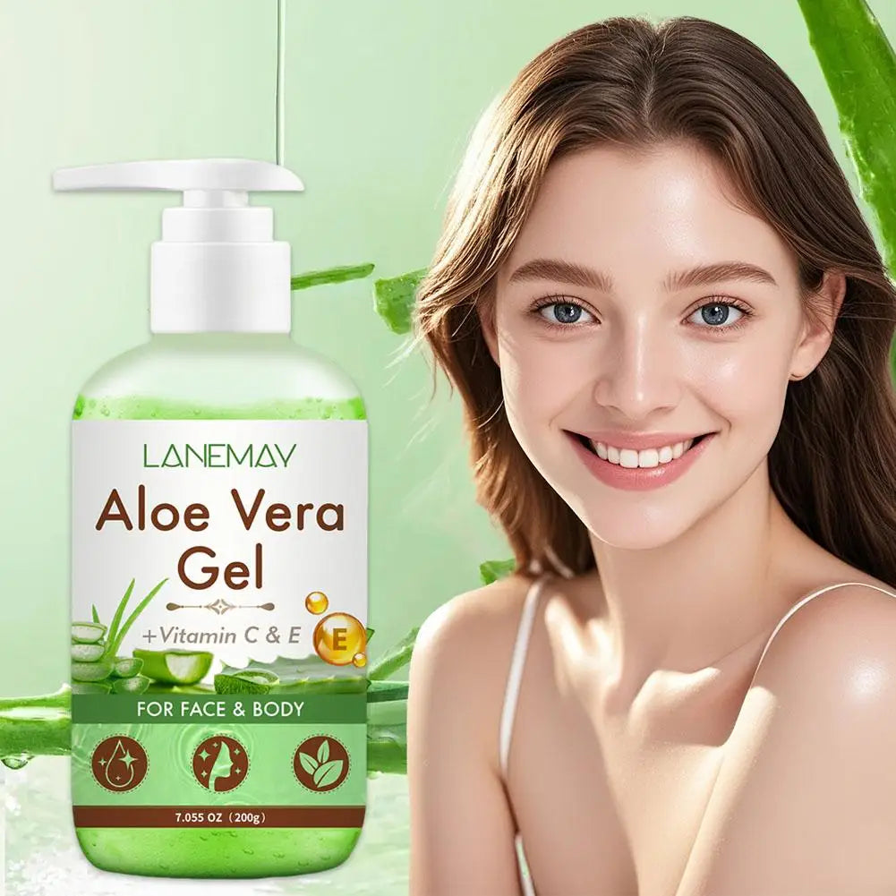 Aloe Vera Gel Cream Hydrating Moisturizing Fast-absorbing Non-sticky Qme