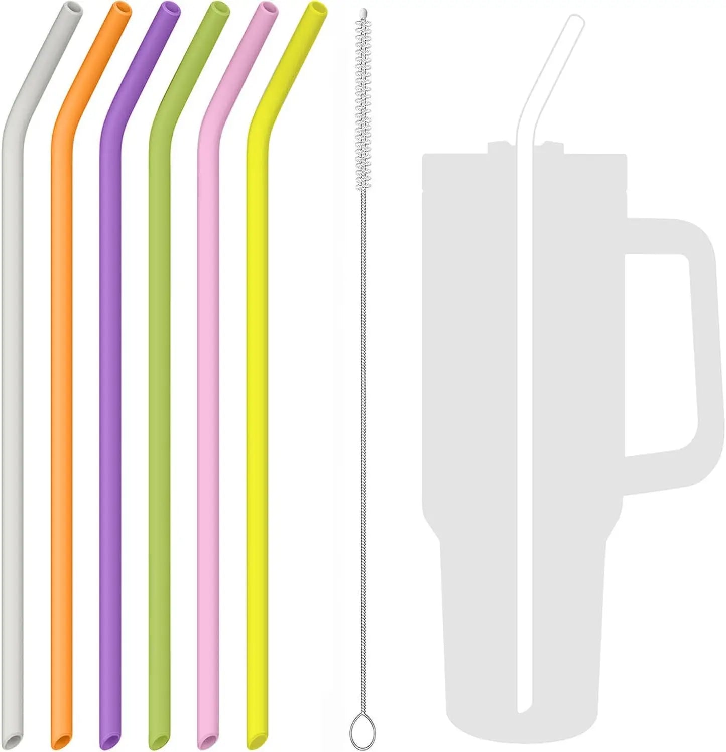 Reusable Silicone Straws Straw Replacement Stanley H2 0 Flowstate Cups Qme