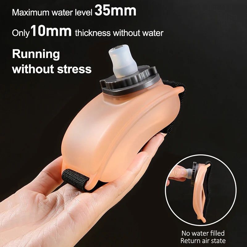 Mini Running Wrist Water Bottle Kettle Holder Storage Hydration Soft Qme