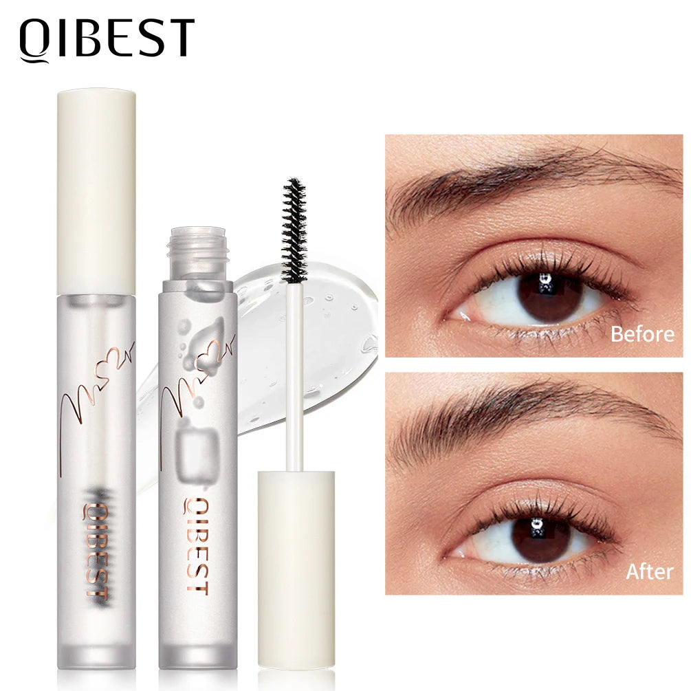 QIBEST Transparent Eyebrow Gel Long Lasting Shape Natural Three Dimensional Moisturizing Eyebrow Styling Gel Makeup Brow Soap Qme Eyebrow Gel