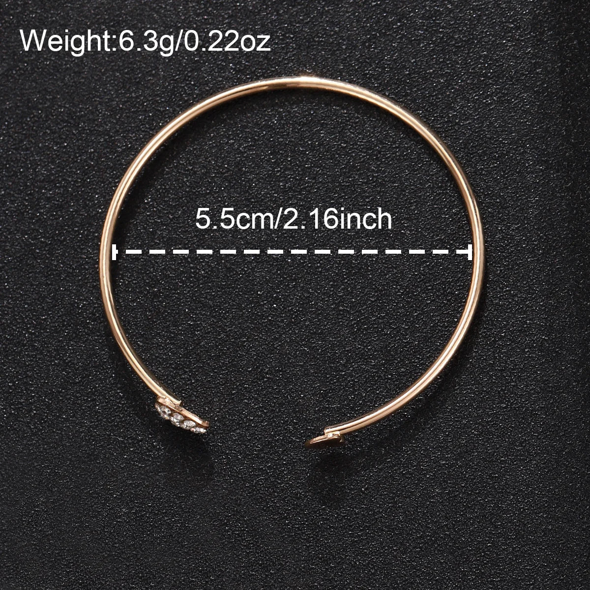 Women's Elegant Gold Jewelry Set, Pearl Band Quartz Watch with Mother-of-Pearl Dial and Heart Diamond Bangle Qme