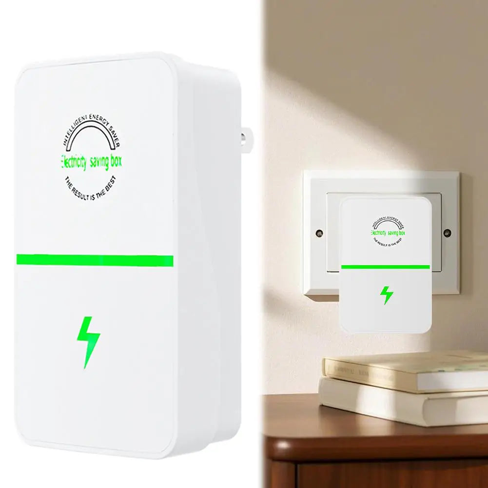 Home Pro Power Electricity Energy Saver US/UK/EU Stable Voltage Electricity Plug Household Stable Voltage Device Qme
