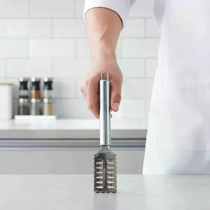 Fish Scaler Stainless Steel Remover Serrated Sawtooth No Mess Easily Qme