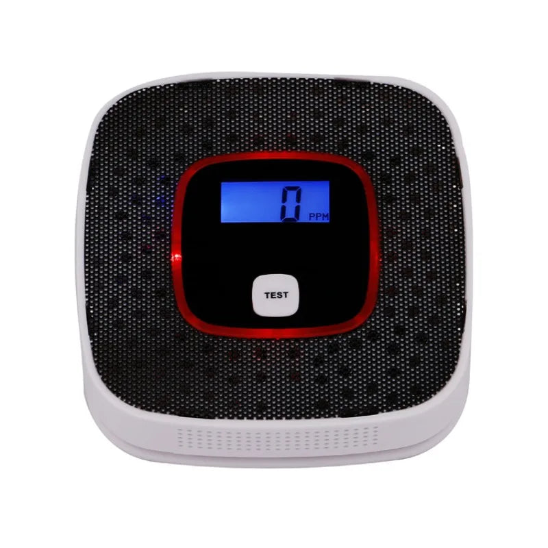 ESCAM LCD CO Carbon Monoxide Gas Alarm Sensor Poisoning Smoke Gas Tester Detector Qme