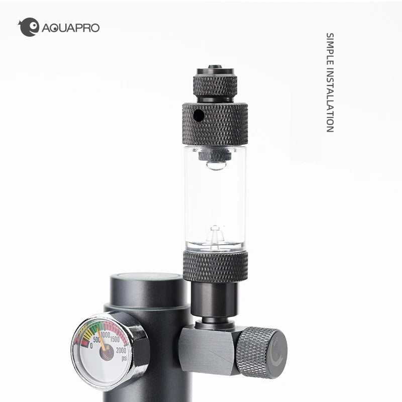 AQUAPRO CO2 Smart Bubble Counter Carbon Dioxide Bubbler Aquarium Accessories Fishing Tank Aquatic Plant CO2 Check Valve Cylinder Qme