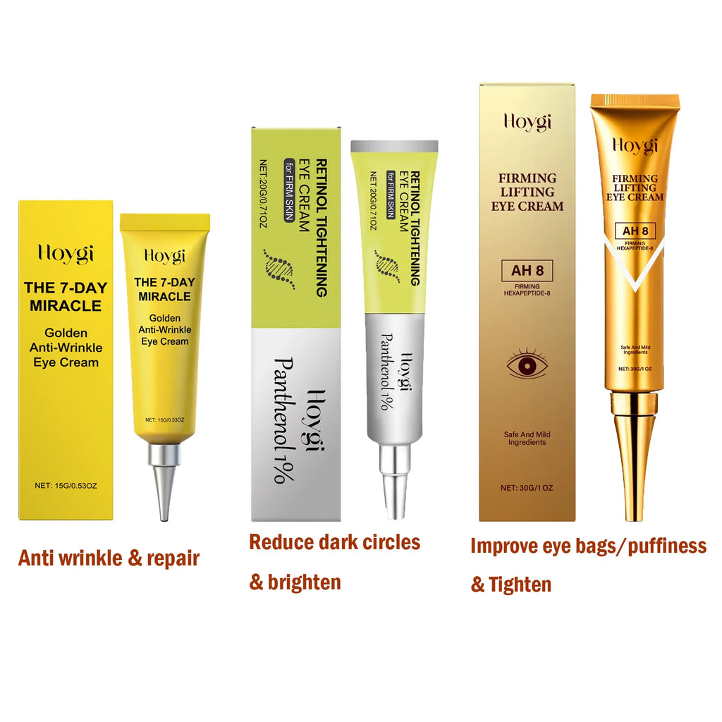 Eye Cream Care Firming Anti-Wrinkle Retinol Under Eye Lightening Dark Circles Eye Bags Removal Anti Puffiness Anti-Aging Qme