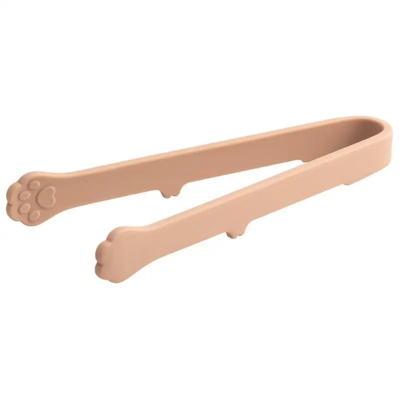 Creative Japanese Cat Paw Shape Silicone Mini Snack Food Tongs Non-slip Handles BBQ Bread Clip Kitchen Accessories Qme Watermelon red
