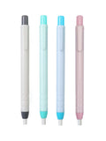 4 Pieces Press Retractable Pencil Eraser Correction Supplies Pen Style Pencil Rubber Writing School Supplies Stationery Qme 4 Pcs