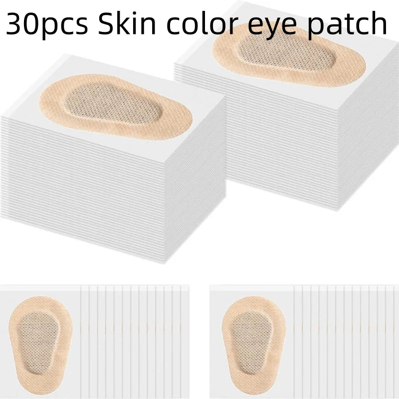 10/30/50/100pcs Cute Adhesive Eye Patches Shading Strabismus Children Correction Protect Eyesight Sterile Eye Pad Qme 30pcs skin