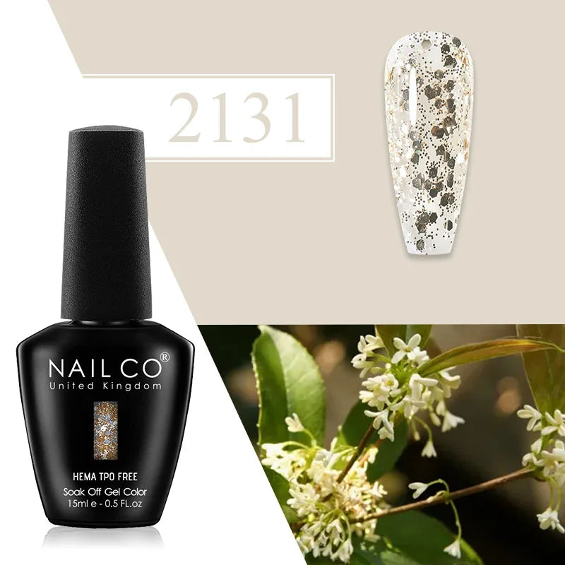 NAILCO Plum Gel Nail Polish Matte Coat Autumn Winter Semi Permanent