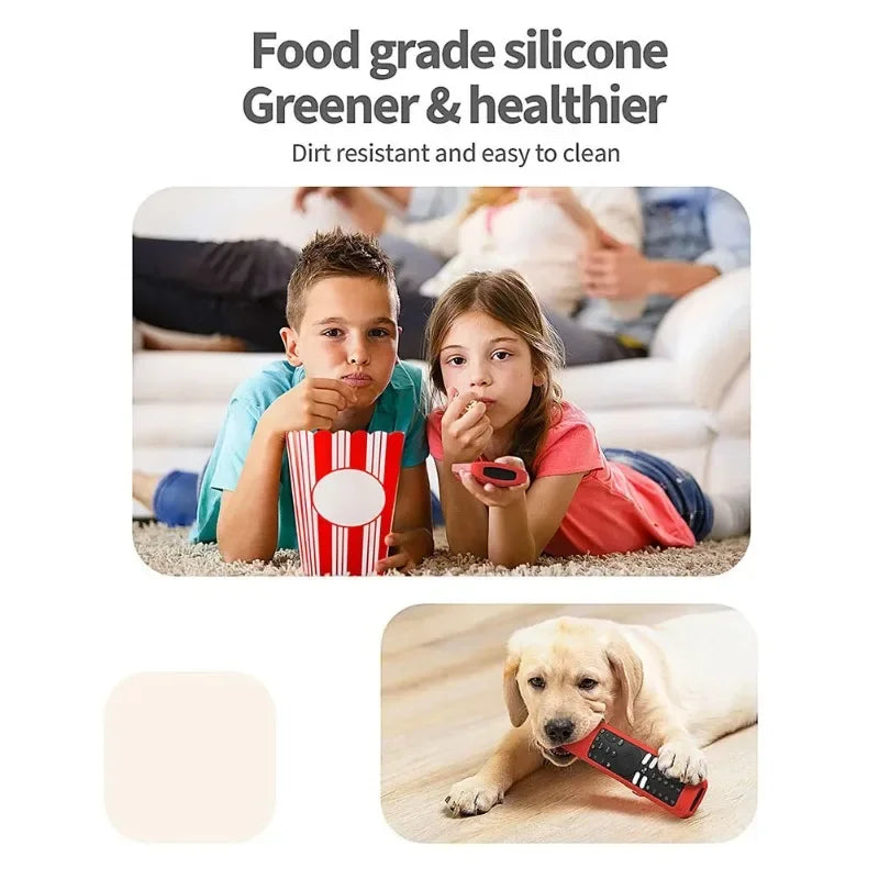 For Xiaomi XMRM-ML Silicone TV Remote Cover Anti-Drop Protective Case Anti-Scratch Protective Skin Sleeve with Anti-lost Lanyard Qme