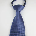 Zipper Ties Men Neck Tie Solid Striped Dots Neckties Men's Automatic Qme stx-5