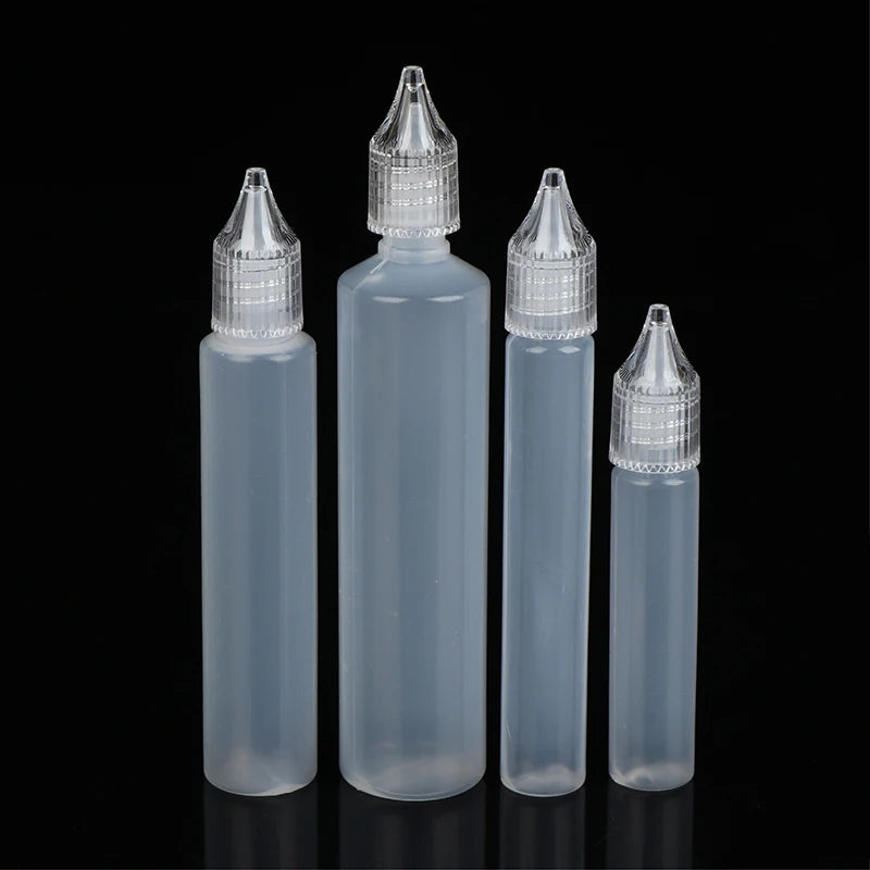 10 15 30 Refillable Plastic Dropper Bottles Pen-shape Containers Ink Qme