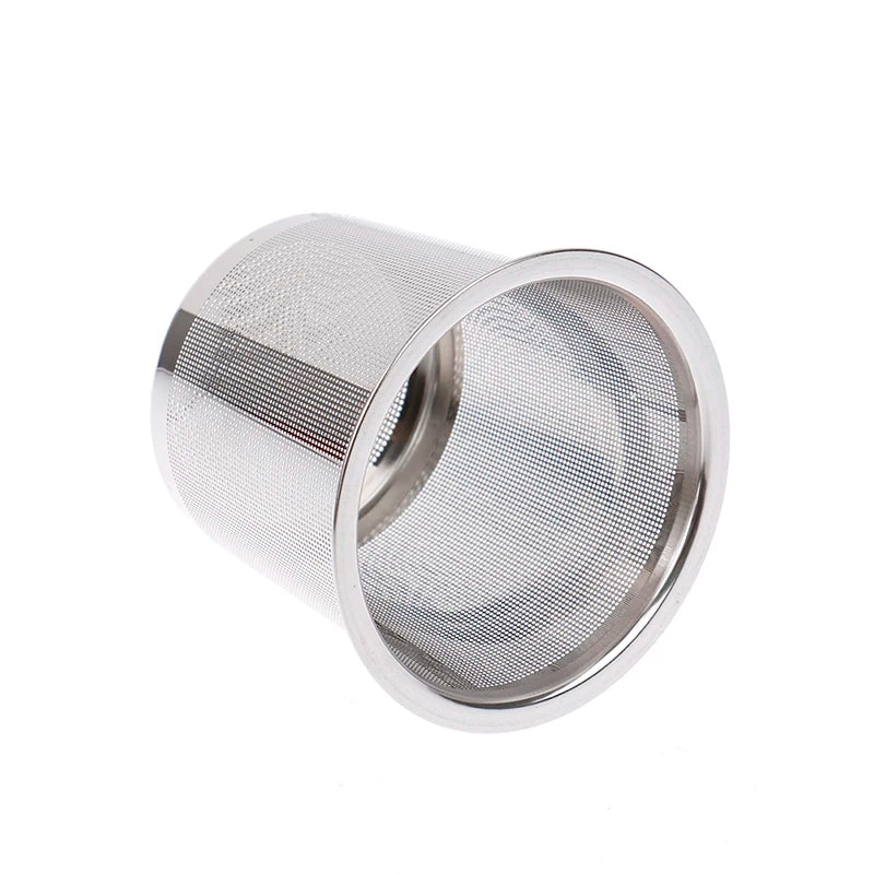 Stainless Steel Tea Infuser Silver Mesh Kitchen Accessories Safe Qme