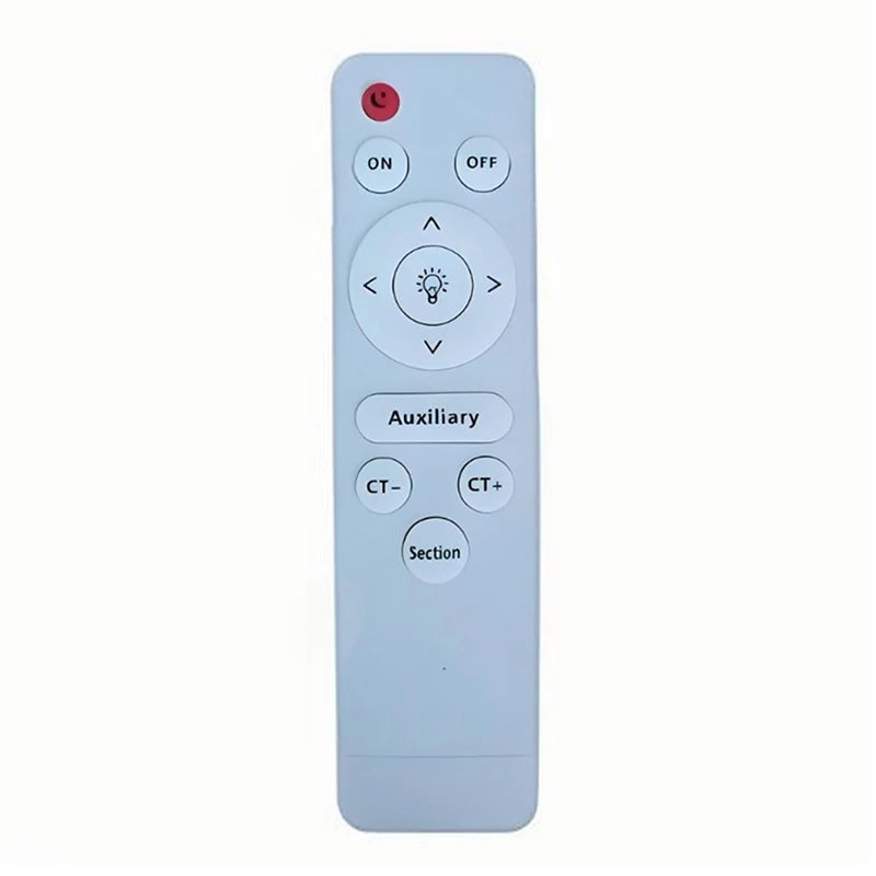 Infrared Remote Control Stepless Dimmer LED Fan Lamp Living Ceiling Room For Light Ceiling Light Floodlight Remote Control. Qme White 1pc