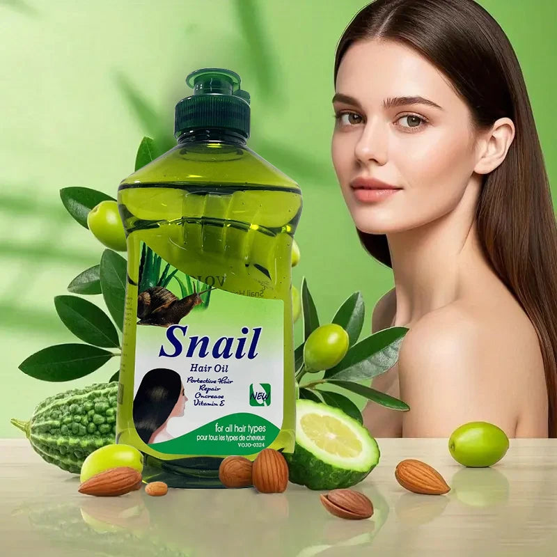 Olive Snail Nourishing Repairing Smoothing Hair Care Essential Oil Qme