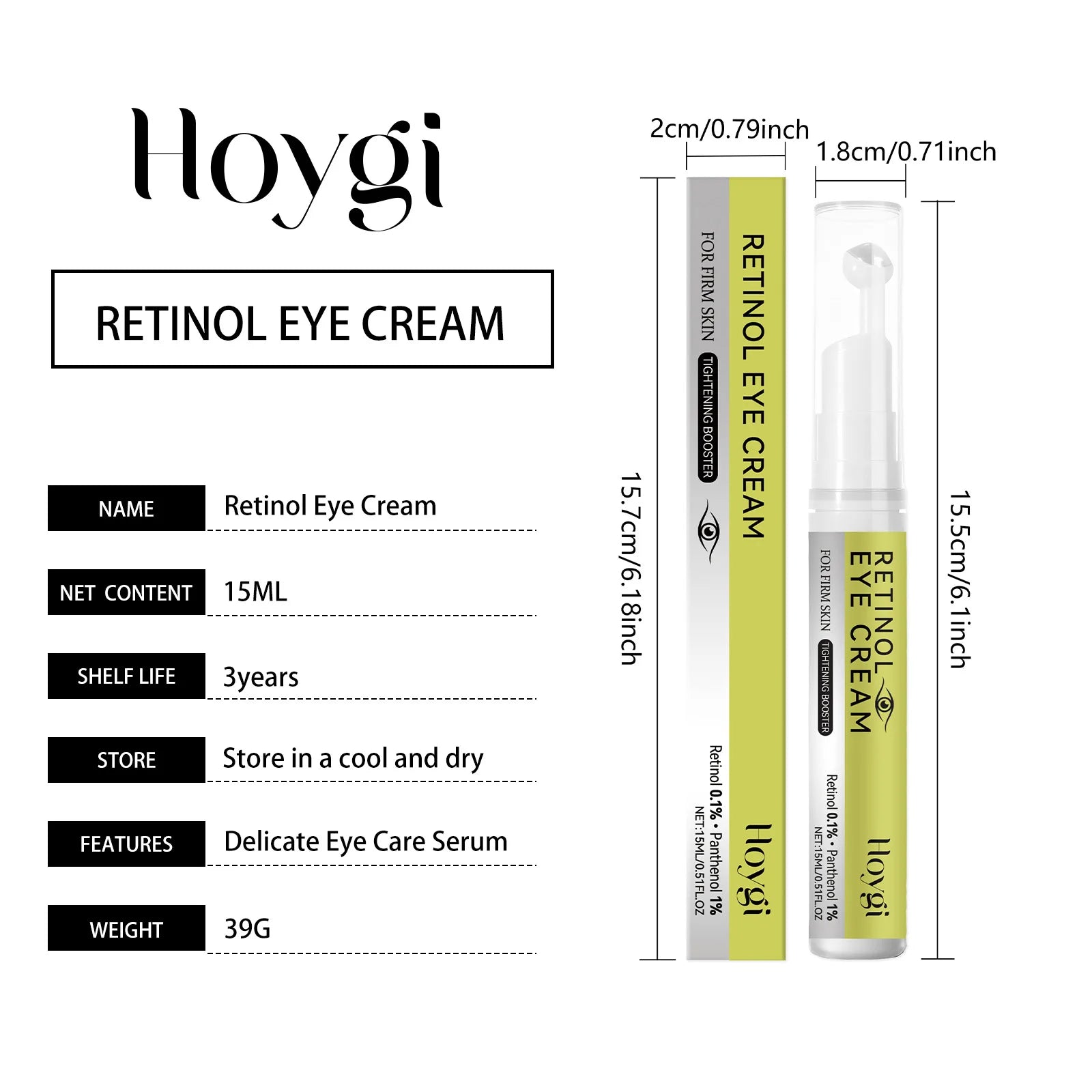 Retinol Eye Care Series Anti-Wrinkle Eye Cream Serum Stick & Patches For Dark Circles Wrinkles Firming Moisturizing Eye Care Qme Eye Serum