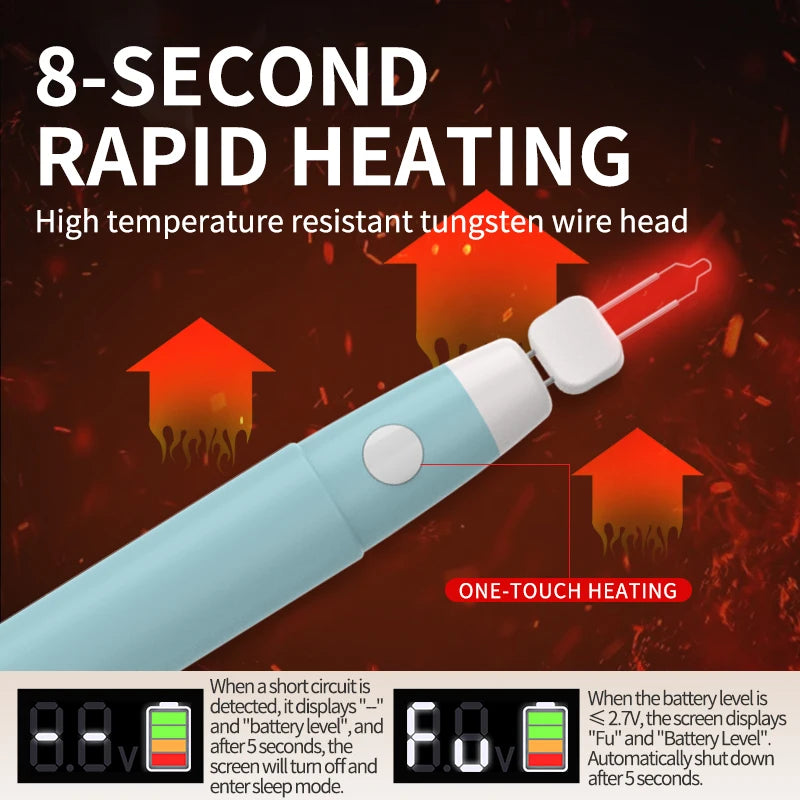 Handheld Soldering Wax Pen Beading Quick Wire Burning Heat Jewelry Qme