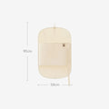 Closet Garment Storage Pouch Collapsible Compression Dust Bag Upright Qme white M