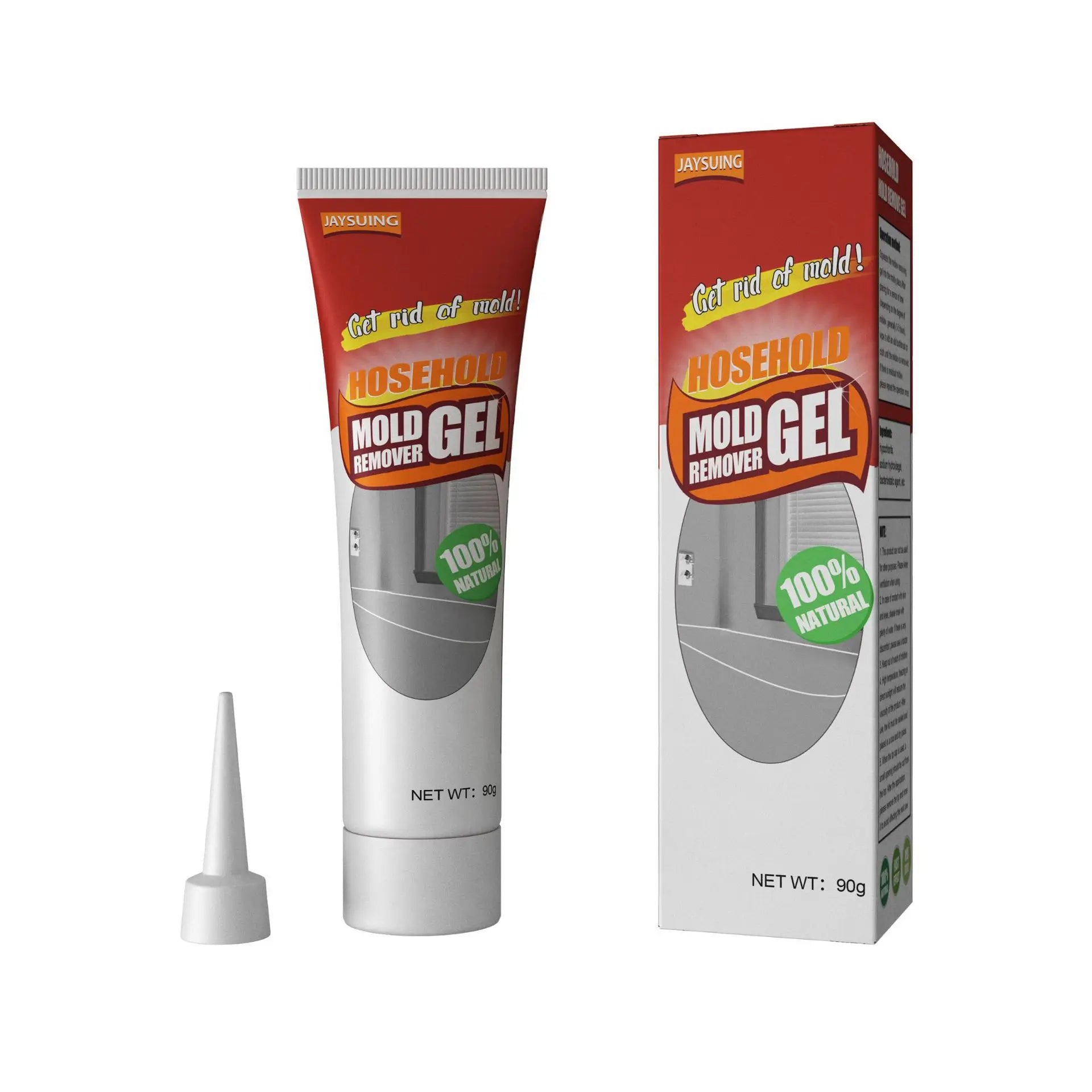 Mold Remover Gel Effective Mould Stain Cleaner Wall Mildew Remover Washing Machine Mold Cleaning Mold Mildew Scavenging Agent Qme 90g Boxed