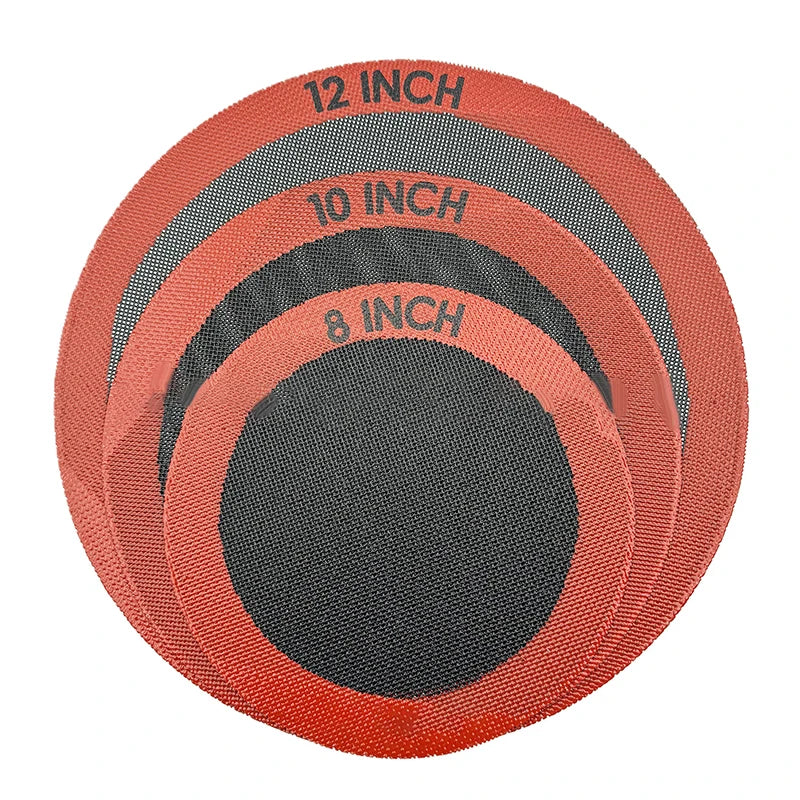 1 Oven Round Silicone Perforated Baking Mat Non-stick Reusable Sheets Qme
