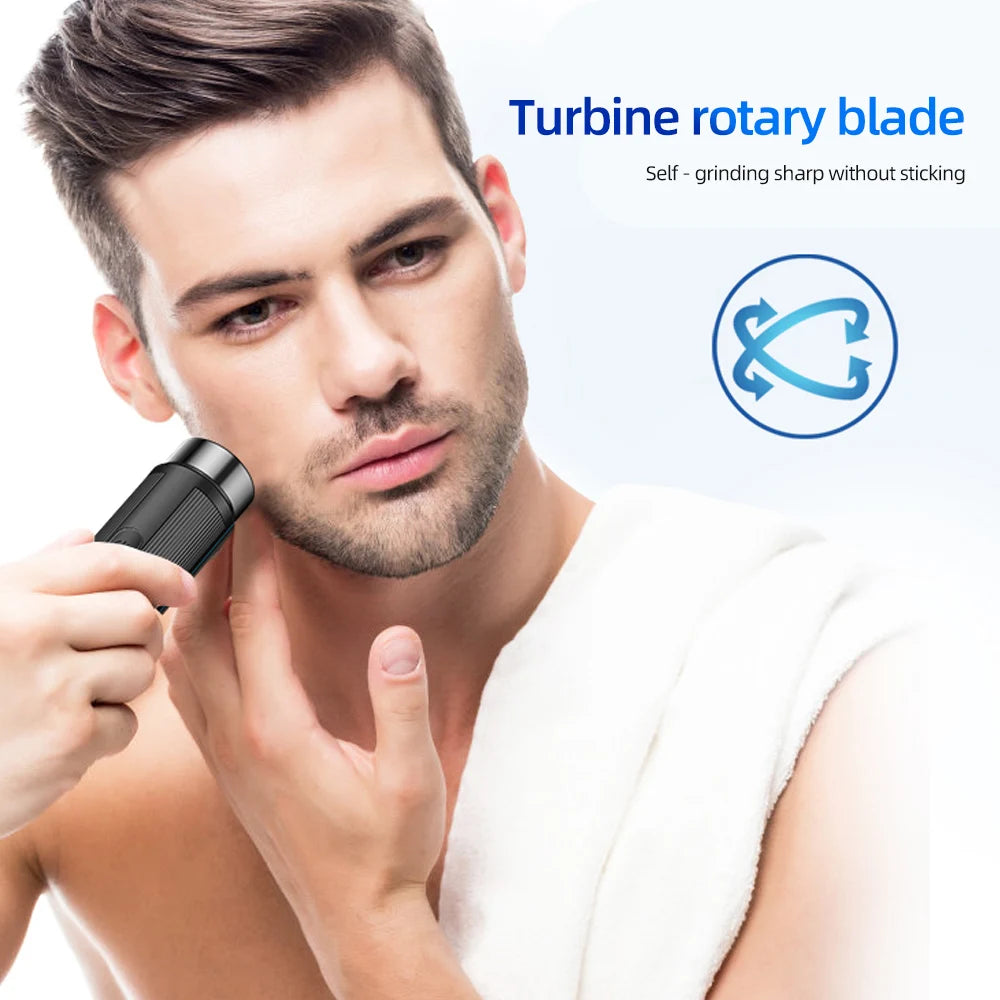 Razors For Men Mini Electric Shaver USB Charging Models Portable Shaver Razor Long Lasting Machine Shaving Electric Shaver Tool Qme