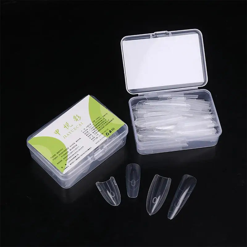 3Box Sandwich Dual Nail Forms 15Size Quick Extensions-dual T-shaped Qme