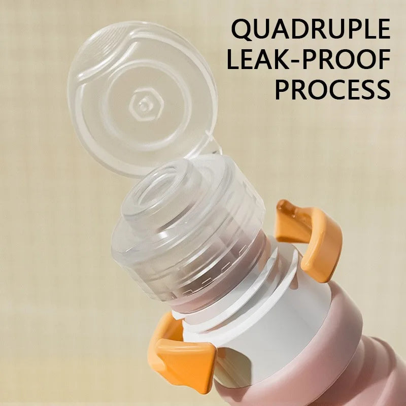 Silicone Dual Head Travel Dispenser Bottle Leak Proof Portable Qme