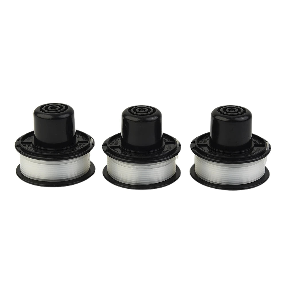 3Pcs Trimmer Heads For Black & Decker A6226 GL250 GL310 GL360 Bump Feed Spool Grass Weeds Trimmer Head Garden Tool Qme
