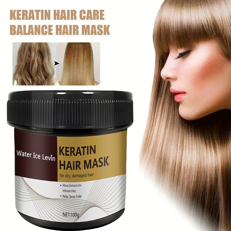 Magical Keratin Hair Mask For Maltreated Hair 9Seconds Repairing Damaged Frizzy Hairs Smoothing Nourish Straightening Hair Care Qme