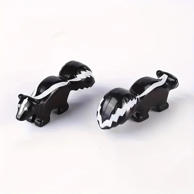 Mini Building Blocks, Skunk Forest Decoration, Compatible DIY Animal Park, Christmas Gifts, Scene Makeup Toys, Birthday Gifts Qme