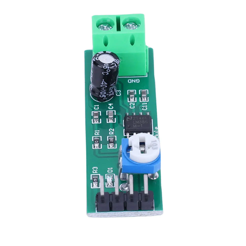 LM386 Digital Mono Amplifier Module 200 Times Gain Single Channel Amplifier Board 5V-12V Input for Speaker Electronic DIY Kit Qme
