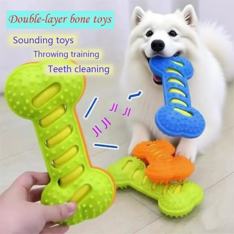 Golden Retrievers Corgis French Bulldogs Great Way Dog Toy Bone Qme