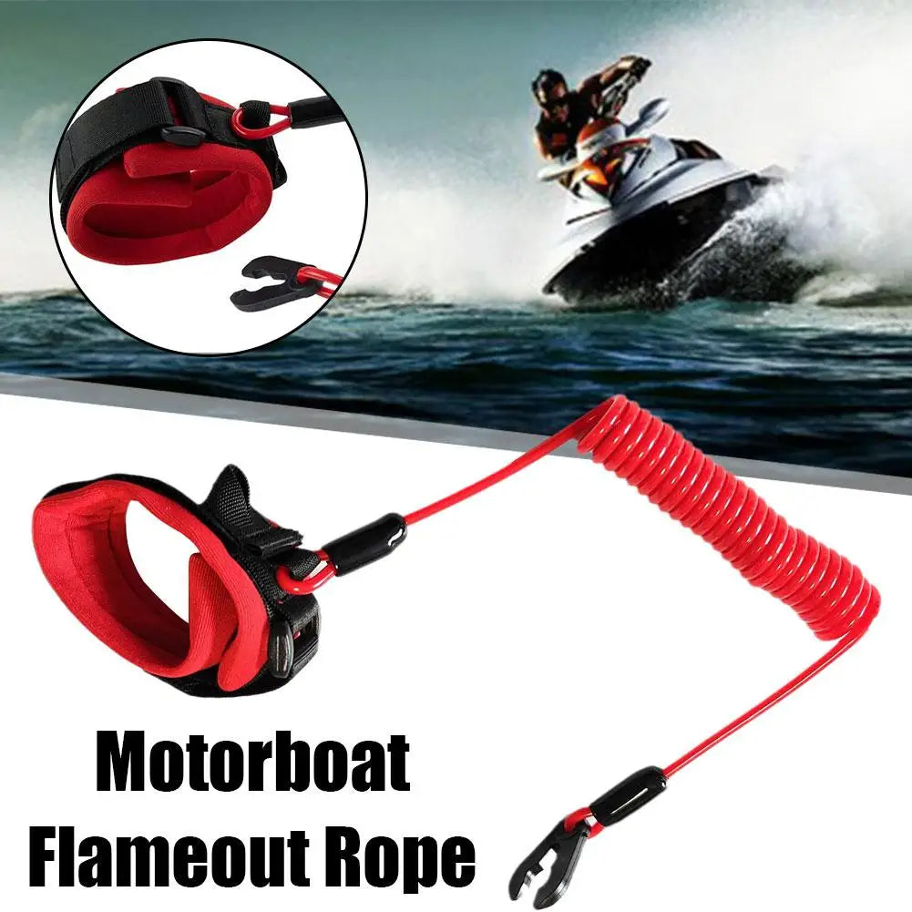 Boat Safety Tether Lanyard Kill Start Stop Switch Fit For Kawasaki Jet Ski JT900/JT1100 Engine Replacement Parts Accessories Qme