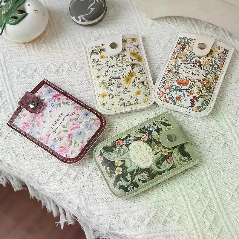 Portable Adorable Pull-out Card Holder Multiple Slots ID Bank Bus Qme