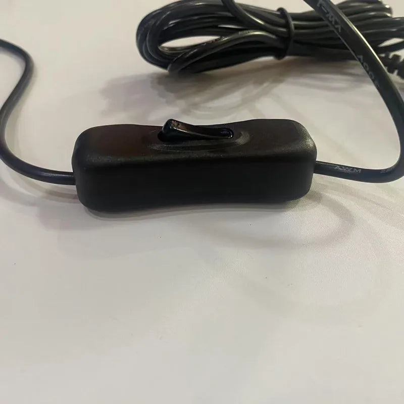 3pcs USB Cable With Switch ON/OFF 2Meters Length USB Extension Cable Toggle for USB Lamp Fan Power Supply Qme