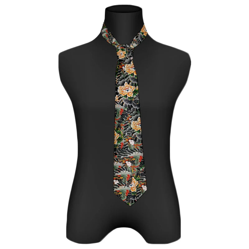 3d Printing Harajuku Fashion Unisex Tie Personality Interesting Qme