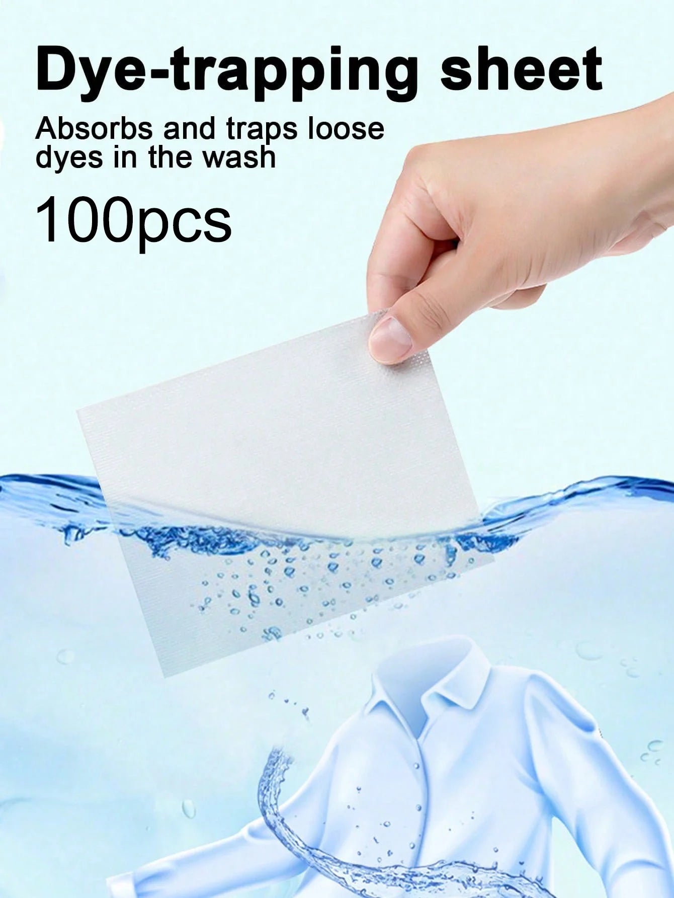 50 Anti-dyeing Laundry Absorbing Tablets Strong Absorption Qme 100pcs
