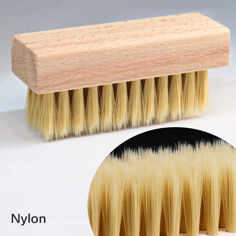 Polishing And Cleaning Brush Horse Hair Wood Brush Leather Shoe Care And Cleaning Shoe Brush Qme style 6