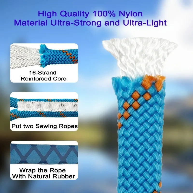 Heavy Duty Nylon Sling Metal Hook Wear Resistant Strong Reliable Qme